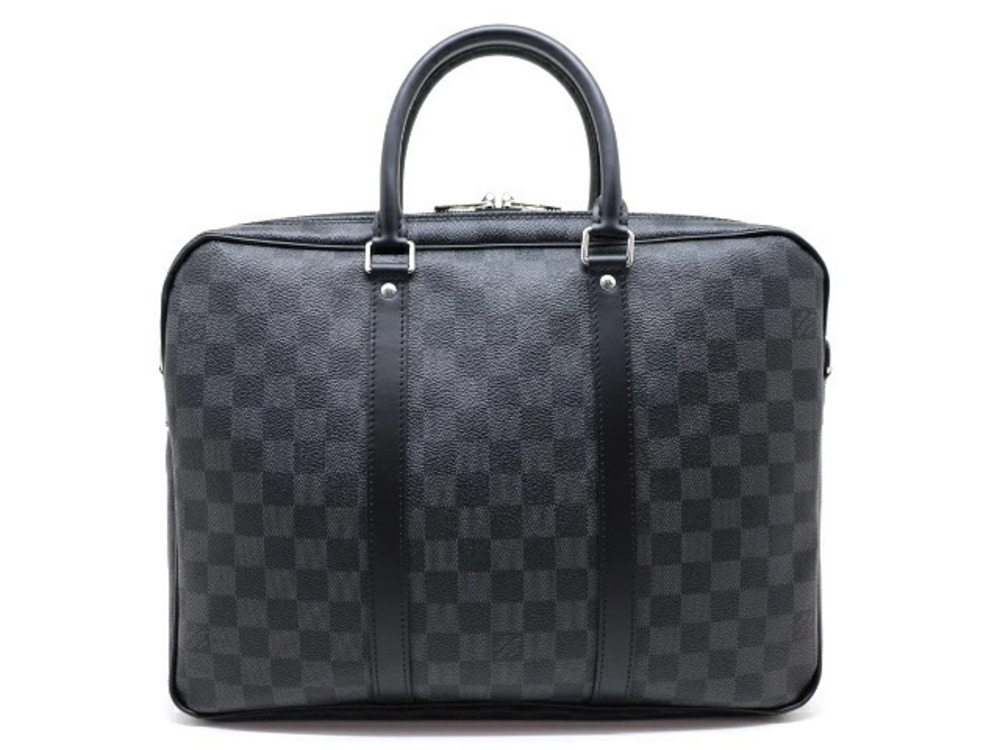 LOUIS VUITTON Bag PDV Business Damier Graphite Black